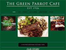 Tablet Screenshot of greenparrot.co.nz